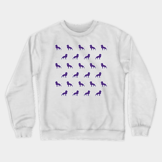 North Alabama | Purple Lion Crewneck Sweatshirt by HalamoDesigns